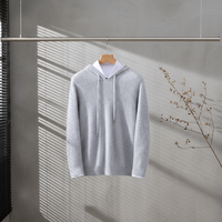 Sweat à capuche pour homme en mélange de fourrure de vison velours, de qualité supérieure, pour l'hiver, coupe oversize, service OEM, vente en gros, logo personnalisé