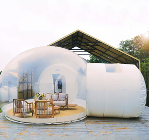 Hot Selling Inflatable Tent House Outdoor Inflatable Dome Clear Bubble Tent Bubble Tent for Restaurants Transparent Air Blower