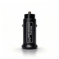 Localizador Antipérdida de Nuevo Diseño y Precio Accesible, Cargador de Coche con Función de Buscador para Find My Tag, Compatible con Apple iOS y Android, Rastreador de Coche