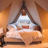 Kit préfabriqué 2 chambres à coucher maison de style scandinave maisons préfabriquées un cadre pour maison Treingle