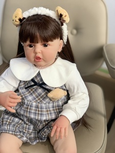 ผ้าเปลี่ยนแสร้งทำเป็นเกมน่ารักตุ๊กตาที่ถูกต้องทางกายวิภาคทารกเกิดใหม่ที่สมจริง3D ตุ๊กตาผิวสำหรับเด็ก - Product Image 3