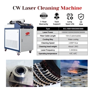 Argus 2000W 3000W Kim Loại Laser Cleaner cầm tay di động liên tục Laser máy làm sạch gỉ loại bỏ giá - Product Image 2