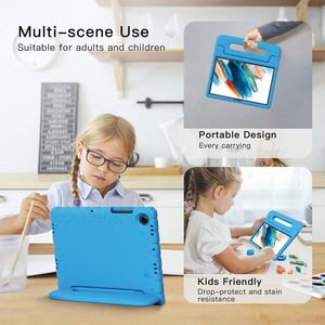 Étui antichoc pour tablette HGD Kids pour Samsung Galaxy Tab A8 2021 SM-X200 & SM-X205, mousse EVA compatible avec poignée et support pliable - Product Image 6