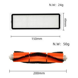 Pièces de rechange pour aspirateur robot <span class=keywords><strong>Xiaomi</strong></span> <span class=keywords><strong>Mi</strong></span> Robot <span class=keywords><strong>Vacuum</strong></span>-<span class=keywords><strong>Mop</strong></span> <span class=keywords><strong>2</strong></span> <span class=keywords><strong>Ultra</strong></span> STYTJ05ZHM : brosse latérale principale, chiffon de nettoyage, filtre HEPA - Product Image 4