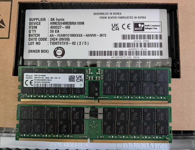 For and Used DDR5 64G 2RX4 4800B ECC RDIMM M321R8GA0BB0-CQK Server Memory