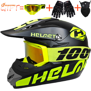 Casque intégral/flip-off ZXC pour tout-terrain, <span class=keywords><strong>masque</strong></span> facial 100% intégré, matériau ABS, doublure en polyester pour VTT et descente - Product Image 1