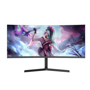 Moniteur de jeu incurvé 34 pouces WQHD 165Hz 1500R avec temps de réponse de 1 ms et dalle VA pour le travail, vente en gros d'usine - Product Image 1