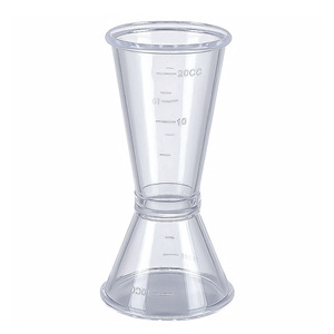 Double-ended Measuring Cup 200 Ml With 20-40cc Markings For <b>Beverage</b> <b>Serving</b> <b>Sets</b> - Product Image 3