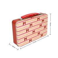 Emballage en forme de valise pour bonbons et chocolat Boîte en fer Valise Boîte d'emballage universelle
