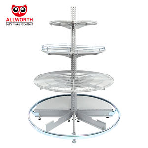 תג גודל מתכוונן מפונס לוח עץ תיבת סופרמרקט מדף לגונדולה פירות וירקות - Product Image 6