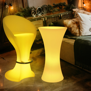Nachtclub Bar Lounge Möbel Nachtclub Beleuchteter Wasserdichter <span class=keywords><strong>LED</strong></span>-Bartisch <span class=keywords><strong>LED</strong></span>-Möbel Cocktailtische Party-Möbel - Product Image 6