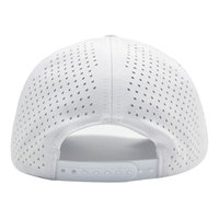 Casquette de sport à séchage rapide pour le golf, personnalisable, imperméable, en maille respirante, perforée au laser, pour activités de plein air, style trucker