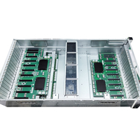 Boîtier GPU 4U personnalisé OEM ODM haute performance 16GPU JBOG avec emplacements d'extension PCIE 5.0 X16, châssis 4U pour 16 cartes GPU pour station de travail