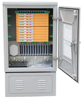 Cabinet optique personnalisable d'épissure de fibre avec 96F à 576F et différents matériaux
