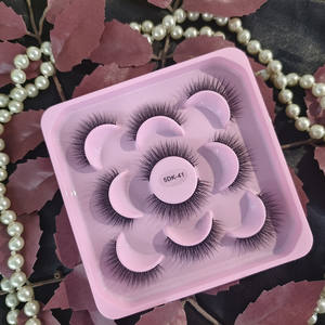 Großhandel Handgefertigte 3D-Wimpern Schwarz Baumwollband Streifen Wimpern Weiche Falsche Wimpern Falsche Nerzwimpern Streifen Wimpernlieferanten - Product Image 5