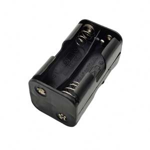 Двухслойный 4 слота, держатель для батареек размера АА, с разъемом 9 В, спина к спине, двойная сторона, держатель батареи 4АА, держатель для <span class=keywords><strong>UM</strong></span>-3 * 4 ячеек - Product Image 5