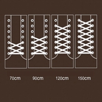Nouveaux lacets ronds robustes en polyester KJ 2026 pour la marche, la randonnée et les baskets