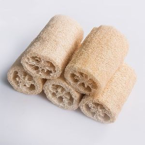 Éponge naturelle en luffa, ronde, pour le bain et l'exfoliation corporelle, origine : province du Henan - Product Image 1