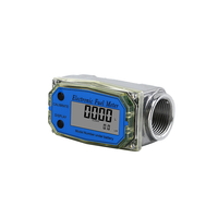 Débitmètre à turbine haute précision 0,5 % en acier inoxydable 1'' 1,5'' 2'' pour liquides/gaz/huile/eau