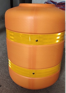 Factory Wholesale EVA Reflective Traffic <b>Roller</b> Barrier Fence Safety Anti-crash Barrel - Product Image 2
