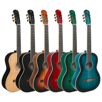 Produsen Gitar Klasik MBAT China, Label Pribadi, Logo Kustom, Top Spruce Solid, Gitar Senar Nilon 39 Inch, OEM ODM