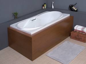 CUPCPメーカーの最高品質ドロップインホットタブ、純アクリル製ポータブルソーキングバスタブ、ホテル/バスルーム用伝統的なデザイン - Product Image 4