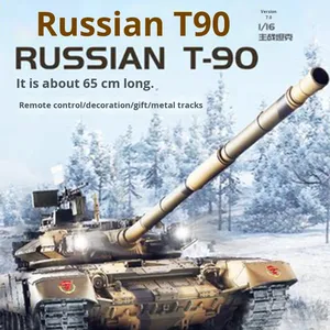 Char d'assaut russe Henglong <span class=keywords><strong>T90</strong></span> 3938, modèle de combat principal à l'échelle 1:16, tout-terrain, télécommandé 12 canaux, haute performance, modèle de char militaire RC - Product Image 3