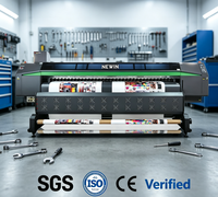 NOUVEAU Imprimante jet d'encre éco-solvant rouleau-à-rouleau NEWIN pour bannières, compatible tête d'impression I3200, multicolore, automatique, haute vitesse, 110/220V