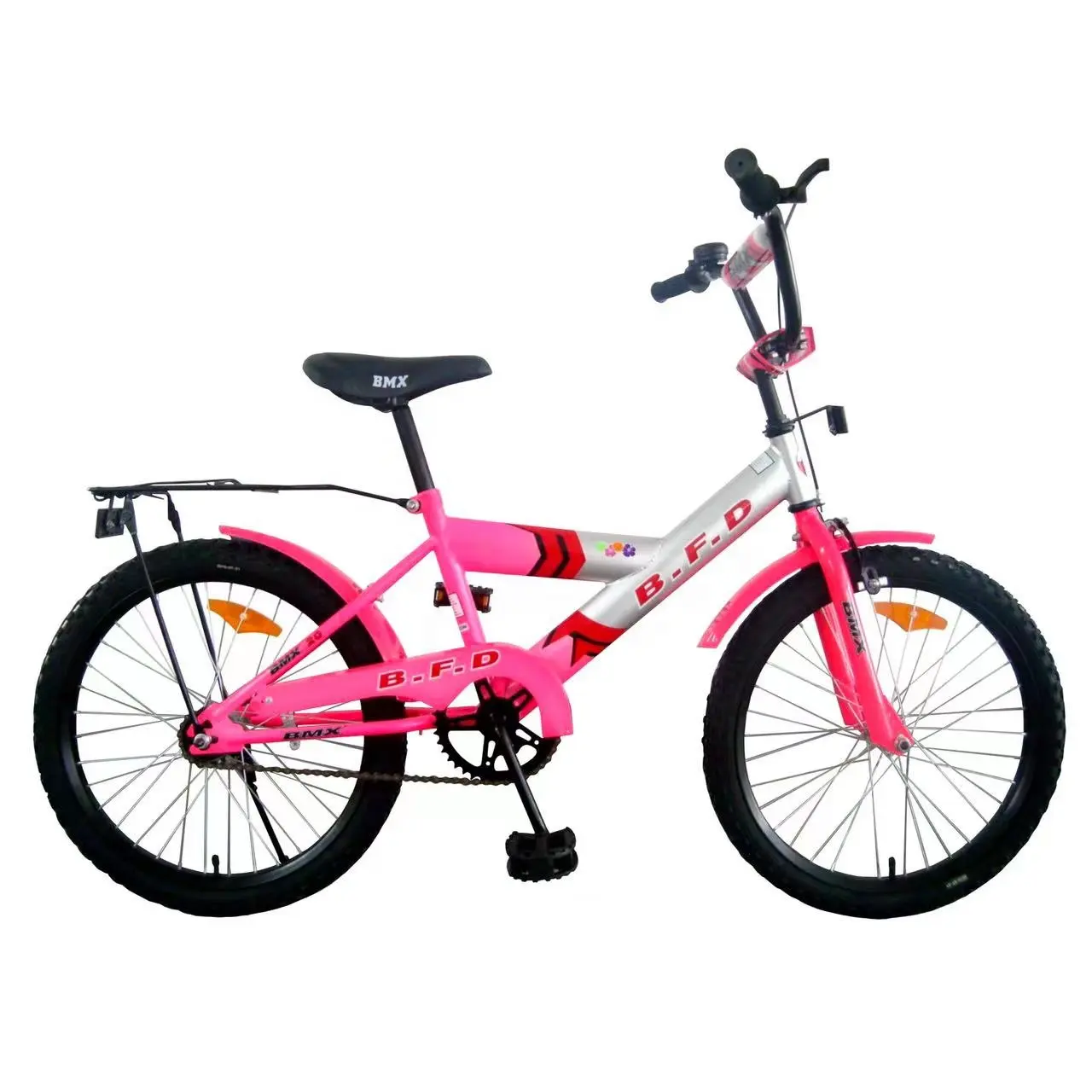 Hot sale cheap white tire 20inch BMX frame kids bicycle with popular color manufacturer for girls kids bike