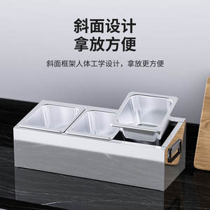 ชั้นวางเครื่องปรุงรสสแตนเลส กลิ่นบัตเตอร์ฟลาย 5 ช่อง ชั้นวางแข็งแรง ทนทาน ป้องกันสนิม สำหรับเก็บเครื่องปรุงรส - Product Image 2