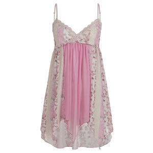 Sweet Edgy Eco-Friendly Breathable Lace Bralette-<b>Y2K</b> Camisole Asymmetric Hem Cute <b>Vintage</b> Lace-Up Tank Top V-Neck - Product Image 5