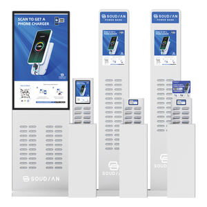 Quiosco de Alquiler de Baterías Portátiles Inteligente de 8 Ranuras, Carga Rápida de 35W, Ultra Delgado, WiFi/4G, para Zonas Comerciales y Plazas Turísticas - Product Image 1