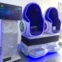 Lunettes de réalité virtuelle 9D VR Kino Factory 2 places Chaise de réalité virtuelle en forme d'œuf 9D VR Capsule