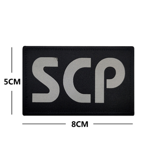 <strong>SCP</strong> Foundation logo Reflective Embroidery Hook and Loop Morale IR Patch <strong>Scp</strong> Foundation Patch - Product Image 6