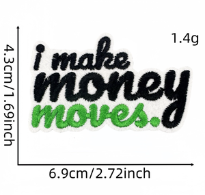 <strong>Dollar</strong> Embroidery Patch Waterproof Canvas Money Bag Banknote Trading Patch - Product Image 6
