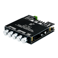 Modul Amplifier Digital Bluetooth 2.1 Saluran, Kontrol Treble Bass, Penguat Daya Super Bass