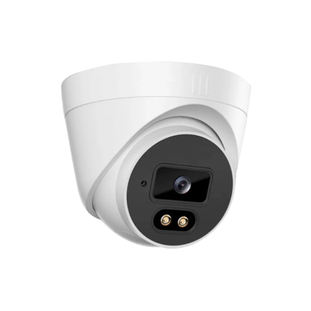 5.0 Megapixel Full Color Dome HD Analog 5MP 2MP 1080P AHD Camera Warm Light at Night