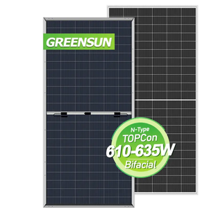 Les panneaux solaires bifaciaux de type N à haut rendement 610w 620w 630w définissent les meilleurs panneaux solaires au monde - Product Image 1