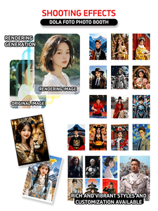Photomaton commercial style <span class=keywords><strong>disco</strong></span>, borne interactive pour selfies, imprimante rapide, appareil photo reflex numérique, promotion d'événements - Product Image 5