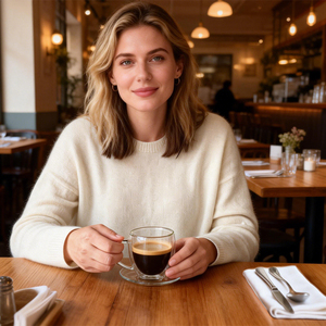 Tazza da Caffè <span class=keywords><strong>Espresso</strong></span> CnGlass in Vetro Borosilicato <span class=keywords><strong>a</strong></span> <span class=keywords><strong>Doppia</strong></span> <span class=keywords><strong>Parete</strong></span> Isolante da 150ml, Realizzata <span class=keywords><strong>a</strong></span> Mano e Direttamente dalla Fabbrica all'Ingrosso - Product Image 6