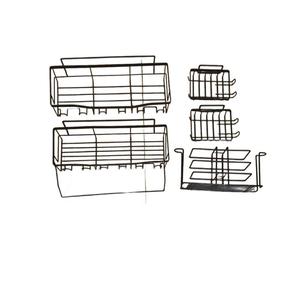 GQK New High Quality Iron Art No Drilling Wall Mounted Multifunction <b>Shower</b> Room Shelf Bathroom Rack - Product Image 6