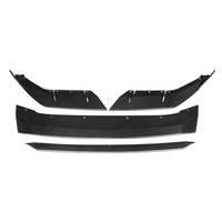 Divisor de Labio Delantero Estilo MT de 4 Piezas para M5 F90 Pre-Facelift 2017-2020, Juego de Acentos de Fibra de Carbono Seca Preimpregnada en Autoclave con Molde Metálico