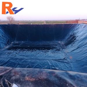 Géomembrane HDPE résistante aux produits chimiques pour la gestion des résidus miniers, la lixiviation en pile, 1 mm, 1,5 mm, revêtement de bassin à poissons, géomembrane HDPE - Product Image 2