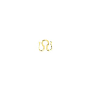 Cierre en S de latón chapado en oro, 1 cm de largo, 8 mm de ancho, accesorios de joyería para conexión de collares y pulseras - Product Image 4