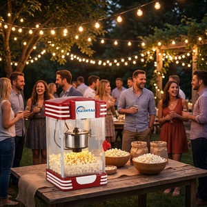 Máquina Eléctrica Grande de Plástico para Hacer Palomitas de Maíz con Aire Caliente, Protección Contra Sobrecalentamiento y Contenedor para Derretir Mantequilla, Como se Ve en <span class=keywords><strong>TV</strong></span> - Product Image 4
