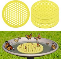 Station d'abreuvement flottante en mousse EVA personnalisée en gros, abreuvoir en nid d'abeille pour abeilles, plateau à boire pour abeilles et papillons de jardin extérieur