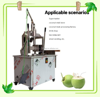Goede kwaliteit ZD merk kokosnootverwerkingsapparatuur groene kokosnoot schilmachine semi-automatische kokosnootschiller 220V/110V Hoog vermogen