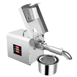 Presse à huile automatique intelligente Rg-309 en acier inoxydable de petite taille avec contrôle numérique de la température pour la maison, nouvelle - Product Image 3