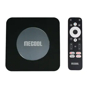 Mecool KM2 Plus OTT Amlogic S905X4TVボックスデュアルWifiGoogle認定セットトップボックススマートテレビボックス2GB16GB 4KCEクアッドコアDC12V/1A