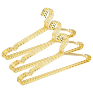 Golden Metal <b>Clothes</b> Shirts Hanger with Groove Strong Bearing Capacity Coats Suit Hanger, <b>Clothes</b> Cabide Hanging Rack Hangers - Product Image 1